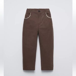 Zara Kids  LACE TRIM BALLOON LEG PANTS (size 9/10)